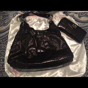 Coach limited edition tote and wallet